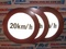 [3] Biển báo phản quang tròn đường kính 70cm - hạn chế tốc độ 20 km/h