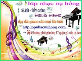 tiệm đàn nụ hồng nhận dạy piano cho mọi trình độ