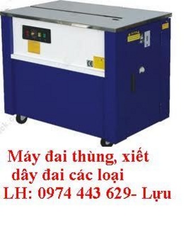 Bán máy đóng đai thùng, máy xiết đai tay, máy dán thùng carton, máy niềng thùng. .