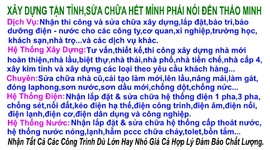 Nhận làm nhà & sửa chữa nhà điện - nước