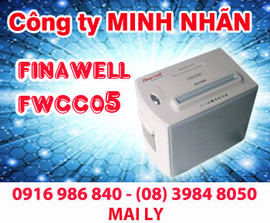 máy hủy giấy finawell CC05