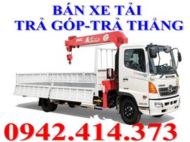 Bán xe tải gắn cẩu. Bán xe tải gắn bửng nâng chuyên dụng chất lượng cao