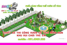 trang trí vườn cổ tích trường mầm non 5