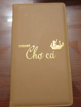 Thực đơn, menu, sổ kẹp tiề