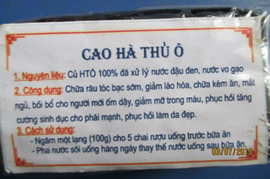 Bán Hà Thủ Ô Đỏ- đen tóc, đẹp da, bổ máu , giá rẻ