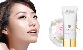 Kem dưỡng trắng da trang điểm Sakura CC Cream