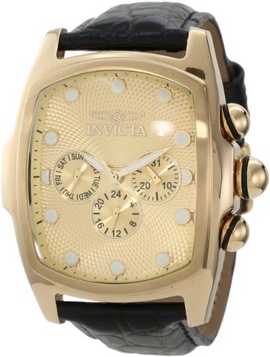 Đồng hồ nam Invicta Men's 1028 Lupah Gold Tone Textured Dial Watch