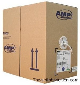 Cáp mạng AMP Cat 5E 3332, Dây mạng amp cat5 chống nhiễu, cáp mạng amp cat5e bọc