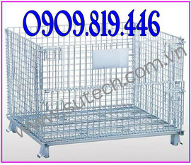 Lồng thép, lồng hàng, lồng xi mạ, pallet lưới, lồng lưới