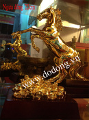 Tp. Hồ Chí Minh: Ngựa phong thủy 45cm dát vàng – quà biếu tặng Vip ý nghĩa – đồ đồng mạ vàng CL1323753P11