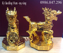 Tp. Hà Nội: Kỳ lân đồng phong thủy mạ vàng, Kỳ lân phong thủy CL1316418