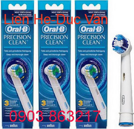 @@@ đầu bàn chải đánh răng máy Oralb/ BraUn EB20 Precision clean