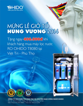 Khuyến mại máy lọc nước tại Phú Thọ