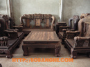 Bắc Ninh: Bộ bàn ghế gỗ mun Kiểu Minh Quốc voi vai 12 QV07 RSCL1458301