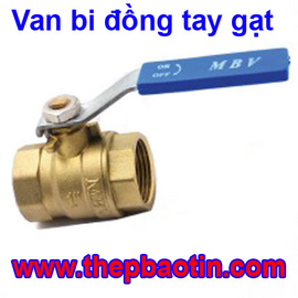 Van bi đồng tay gạt MBV - PN16 Dn32 - F42