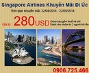 Tp. Hồ Chí Minh: Singapore Airlines Khuyến Mãi Đi Melbourne Giá Vé Từ 280USD CL1335118