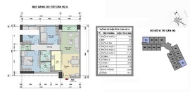 18tr/ m2 căn hộ 88,4 m2 chung cư CT3 Tây Nam Linh Đàm