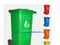 [4] thùng rác công cộng 100L, 120L, 240L, thùng nhựa đặc rỗng, pallet nhựa các loại
