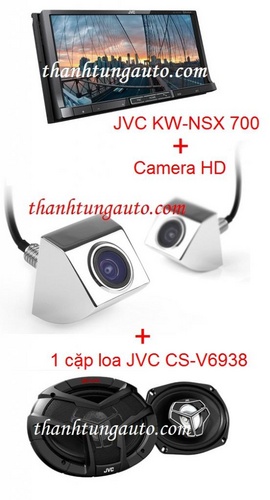 dvd JVC KW - NSX 700 cho xe tặng Camera HD cao cấp+ loa JVC