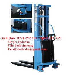 Xe nâng bán tự động, xe nang tay thap 5T, xe nâng tay cao GIÁ RẺ TOÀN QUỐC