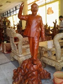 Tp. Hà Nội: Tượng Bác hồ gỗ mít cao 2m tại nội thất Lục Bình An CL1567923