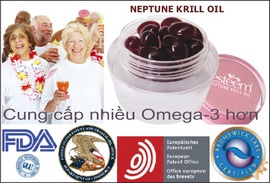 neptune krill oil cung cấp nhiều omega 3,6, 9, giảm đau nhức xương khớp