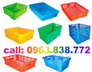 Tp. Hồ Chí Minh: Rổ nhựa, sóng nhựa, hộp nhựa, sọt nhựa 0963838772 CL1351709