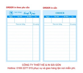 cung cấp giấy order in sẳn, in cuốn order in sẳn, order in sẳn giá rẻ nhất TP. HCM