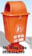 Tp. Hồ Chí Minh: Thùng rác cọc FTR005, FTR006 (chân trụ sắt/ chân trụ nhựa composite) CL1359093P2