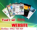 Tp. Hà Nội: Thiết kế web giá 500k, tối ưu hóa Seo, bảo hành trọn đời, hỗ trợ nội dung CL1366999