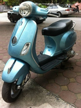 Vespa 150cc ý 2007 màu xanh, xe mua mới