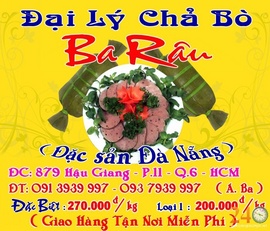 Chả Bò Ba Râu - Đặc sản Đà Nẵng