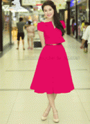 Tp. Hồ Chí Minh: Thời trang công sở nữ đầm xòe 2014 CL1368432