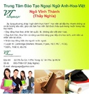 Tp. Hồ Chí Minh: Trung Tâm Đào Tạo Ngoại Ngữ Anh-Hoa-Việt Tận Nhà CL1387581