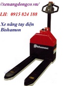 Tp. Hồ Chí Minh: Xe nâng tay, xe nâng tay điện Bishamon, xe nâng tay điện tải trọng 1500kg CL1307384P6