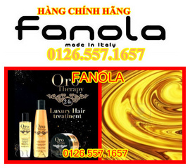 bộ mỹ phẩm dưỡng tóc fanola oro therapy chứa tinh chất vàng 24k