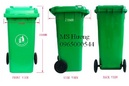 Tp. Hà Nội: thùng rác công cộng nhựa HDPE, composite 120L-240L (màu xanh-cam), xe gom rác RSCL1385805