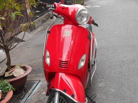 Vespa LX HQ 125cc nhập khẩu mua thùng 2012, màu đỏ, mới 99,9% như xe hãng