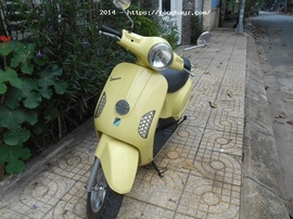 Cần bán nhanh Vespa LX HQ 125cc nhập khẩu mua thùng 2012, màu vang