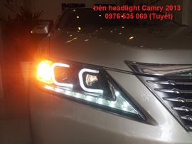 Đèn headlight, led gầm nguyên cụm theo xe camry 2012,2013-made in Taiwan, đẹp, bền