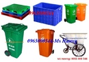 Bắc Giang: xe gom chở rác, thùng rác nhựa hdpe, Composite:120L - 240L, pallet , thùng nhựa RSCL1217271