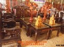Bắc Ninh: Bộ bàn ghế gỗ mun sang trọng Minh Quốc voi QV12 CL1065697P13