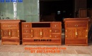 Bắc Ninh: Kệ tivi gỗ gụ ba cục TV02 CL1119682P9