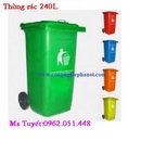 Tp. Hồ Chí Minh: Thùng rác trong nước, thùng rác nhập ​​khẩu 120L, 240L. Xe gom chở rác. ..siêu r CL1392497