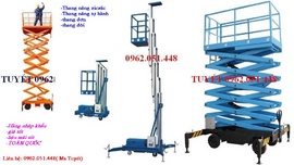 0960. 051. 448 CHUYÊN thang nâng người (150-600kg), bàn nâng(1-10tan), xe nâng điệ