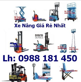 Xe nâng điện(1tấn 2tấn 3tấn 5tấn), Xe nâng tay(2tấn 3tấn 5tấn), Xe nâng cao(1met 2