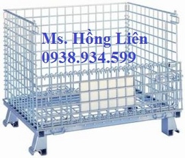 Lồng thép, lồng lưới thép, lồng sắt, pallet thép, pallet lưới, lồng trữ hàng