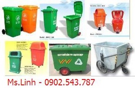 thùng rác, thùng rác công nghiệp, xe thu gom rác, thùng rác công cộng