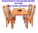 Tp. Hồ Chí Minh: thanh lý bộ bàn ăn 1. 8m 6 ghế ( HAGL). Giá 6 triệu. Gỗ xoan đào CL1402975