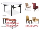 Tp. Hà Nội: bàn ghế, mặt bàn kính soay, ghế nỉ đồ dùng nội thất nhà hàng khách sạn hfs CL1065698